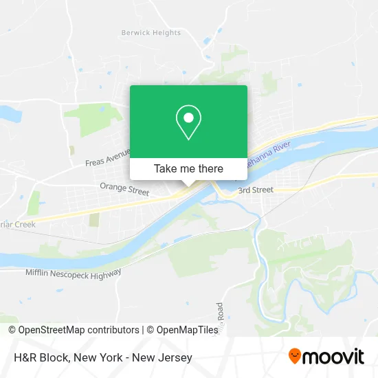 H&R Block map