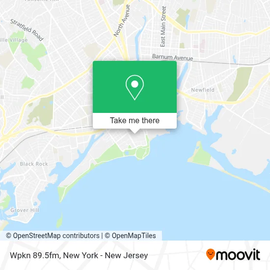 Wpkn 89.5fm map