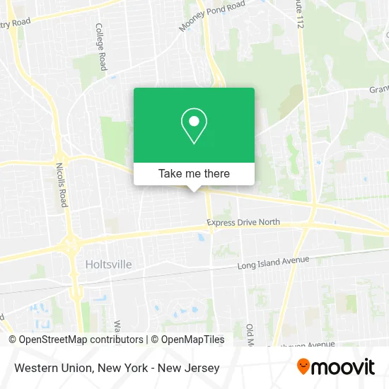 Western Union map