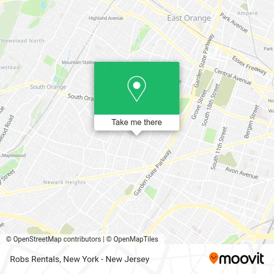 Robs Rentals map