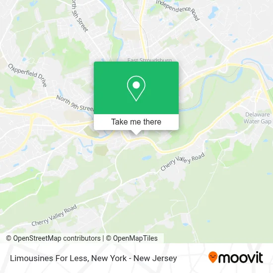 Limousines For Less map