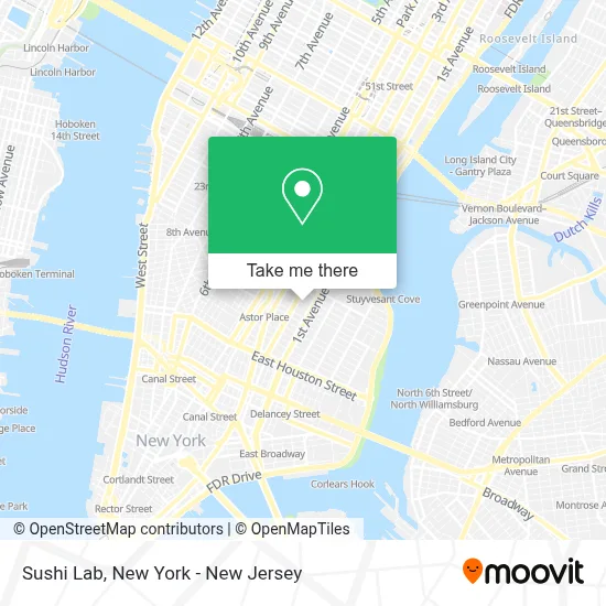 Sushi Lab map