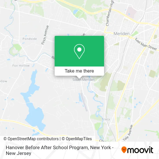 Hanover Before After School Program map