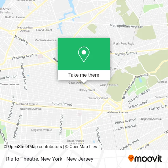 Rialto Theatre map