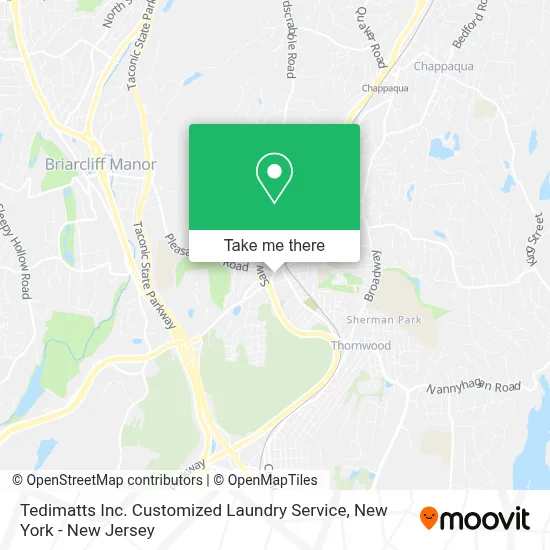 Tedimatts Inc. Customized Laundry Service map