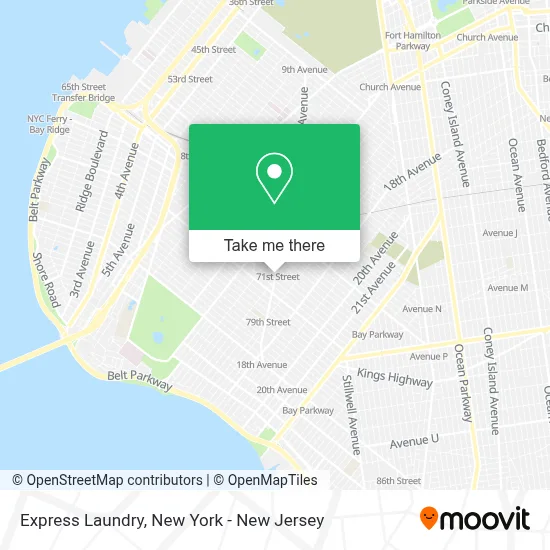 Express Laundry map