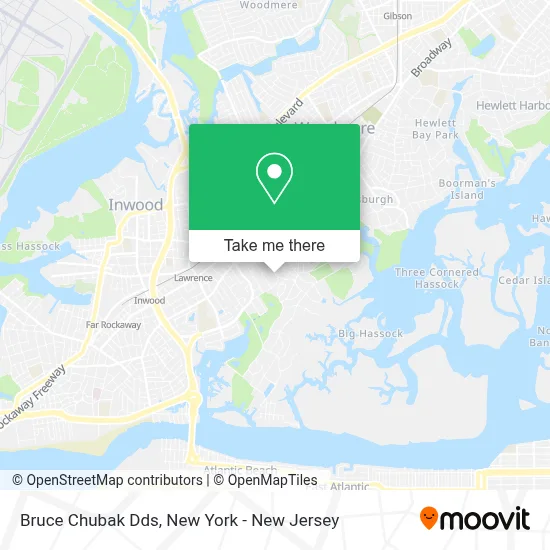 Bruce Chubak Dds map
