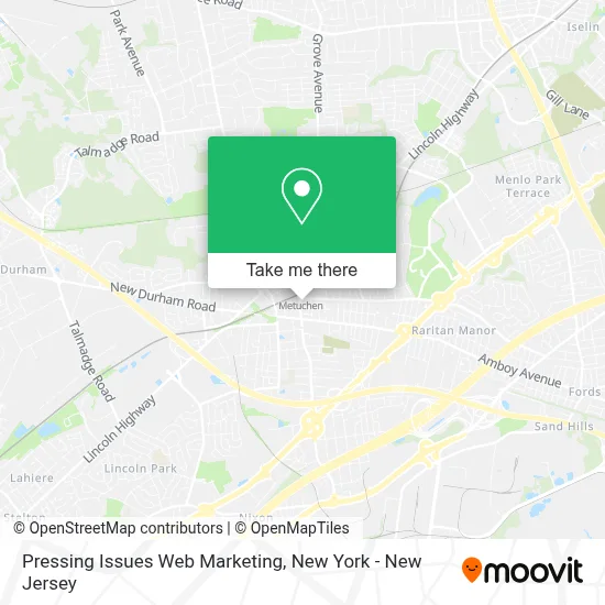 Pressing Issues Web Marketing map