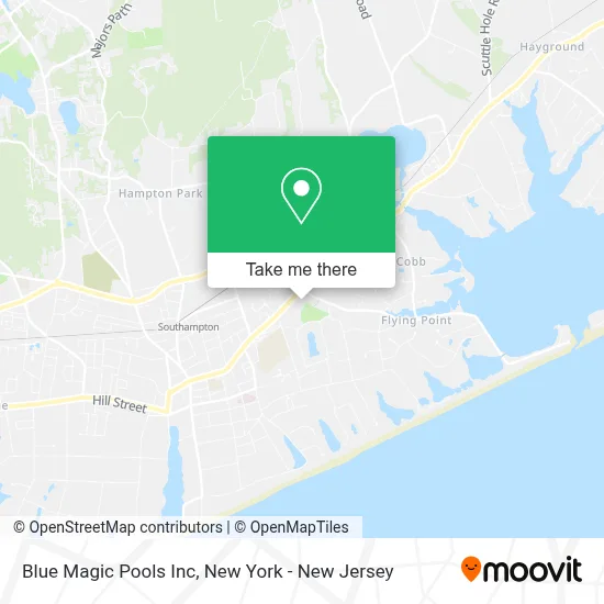 Blue Magic Pools Inc map
