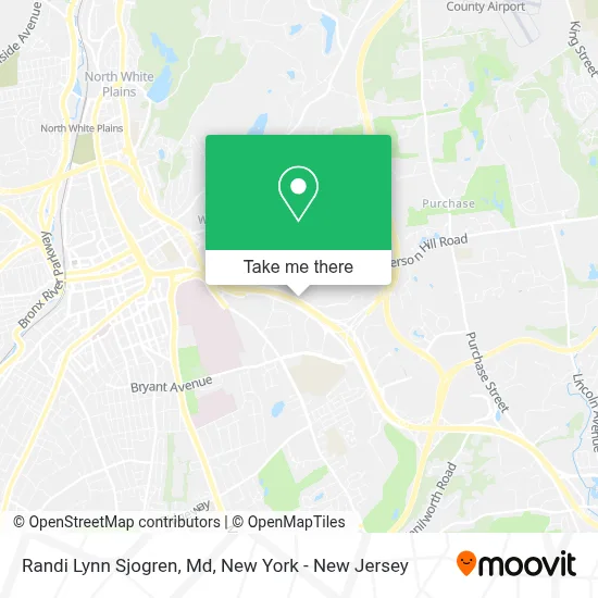Randi Lynn Sjogren, Md map