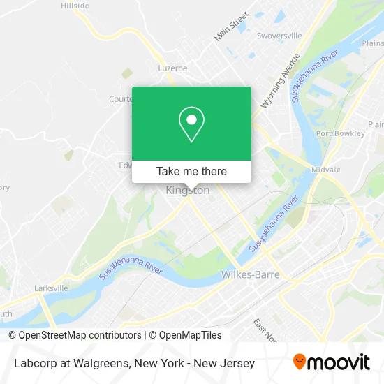 Labcorp at Walgreens map