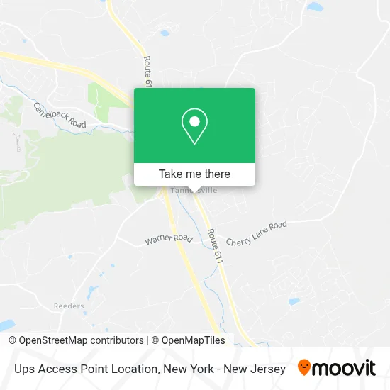 Ups Access Point Location map
