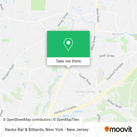 Racks Bar & Billiards map