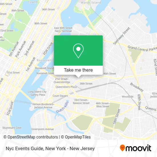 Nyc Events Guide map