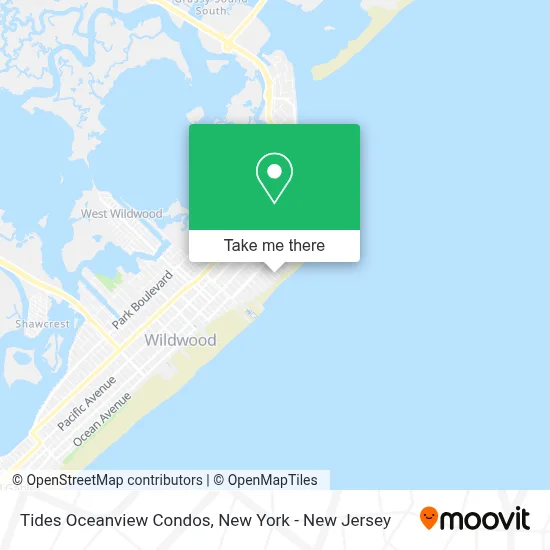 Tides Oceanview Condos map