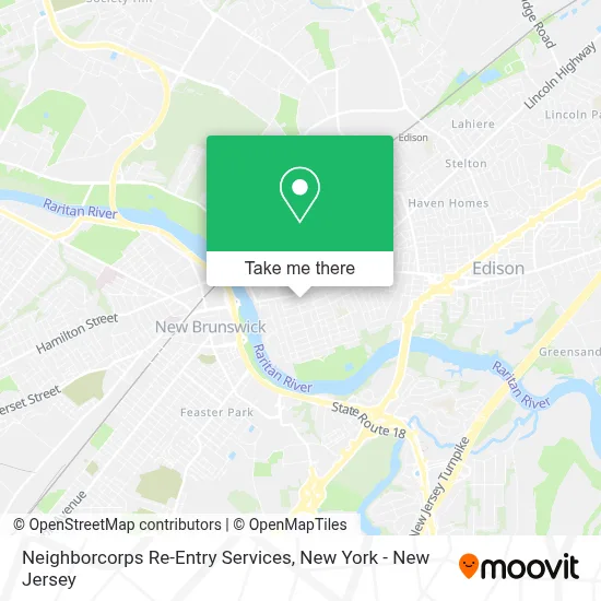 Neighborcorps Re-Entry Services map