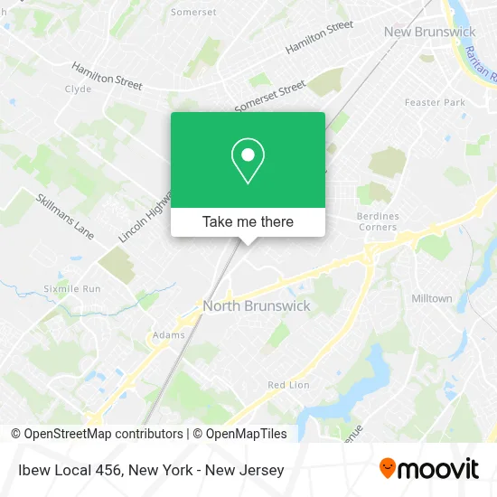 Ibew Local 456 map