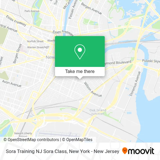 Sora Training NJ Sora Class map