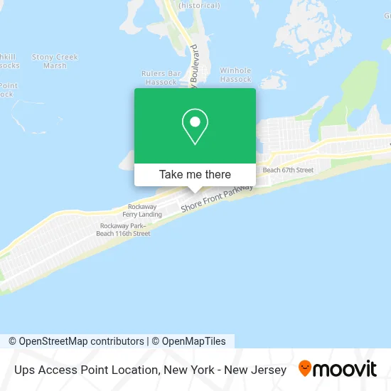 Ups Access Point Location map