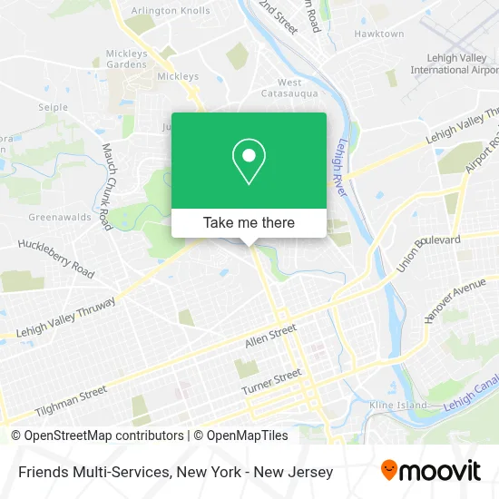 Friends Multi-Services map
