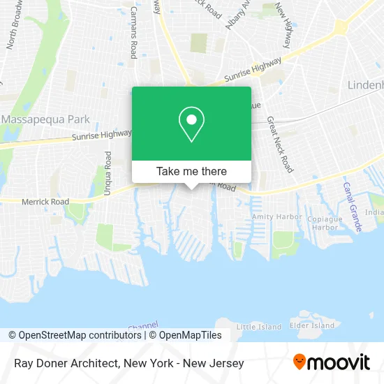 Ray Doner Architect map