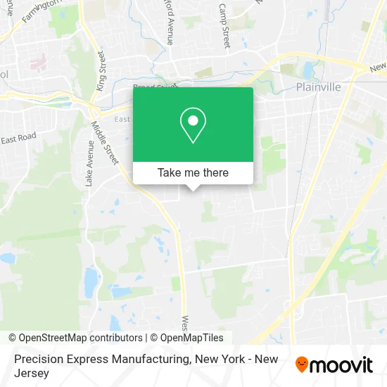 Precision Express Manufacturing map