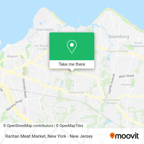 Raritan Meat Market map