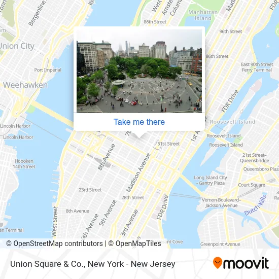 Union Square & Co. map