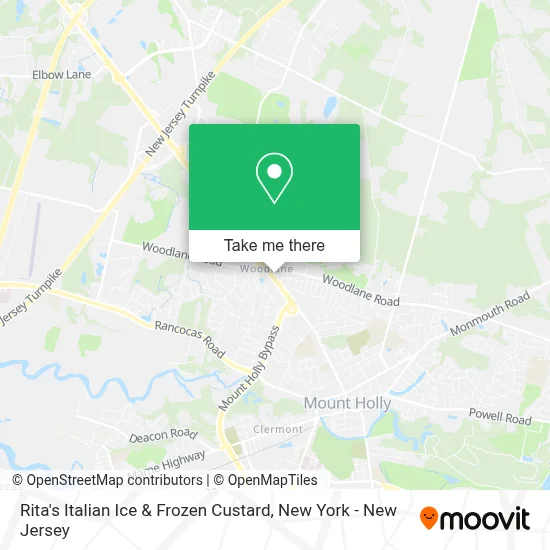 Rita's Italian Ice & Frozen Custard map