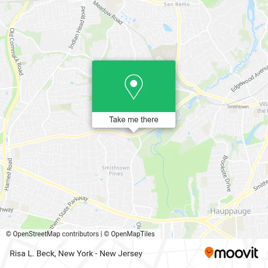 Risa L. Beck map