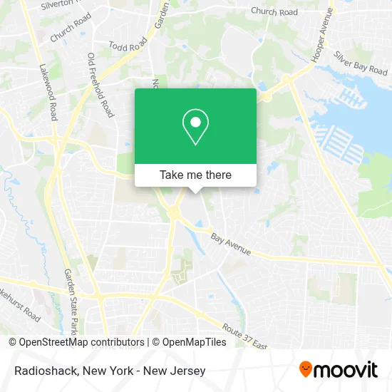 Radioshack map