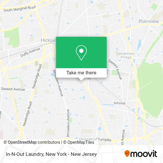 In-N-Out Laundry map