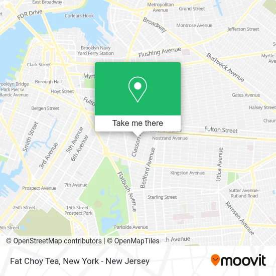 Fat Choy Tea map