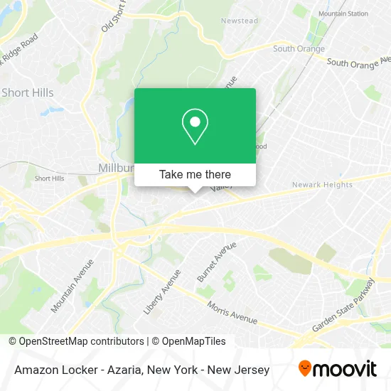 Amazon Locker - Azaria map
