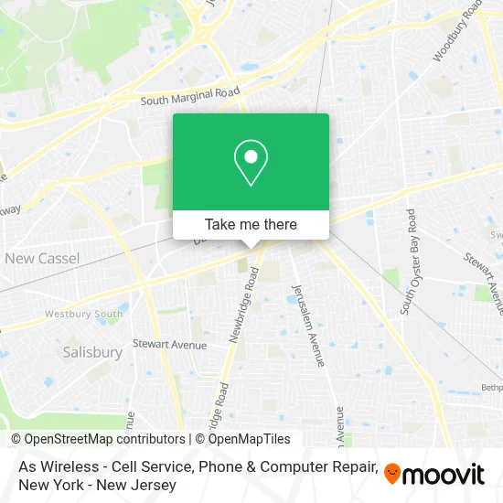 As Wireless - Cell Service, Phone & Computer Repair map