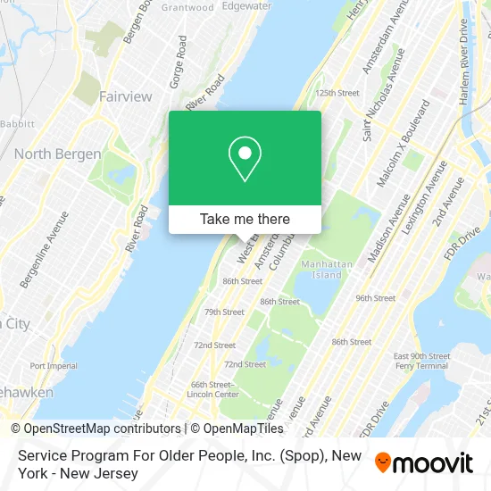 Service Program For Older People, Inc. (Spop) map