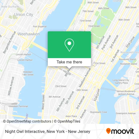 Night Owl Interactive map