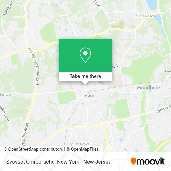 Syosset Chiropractic map