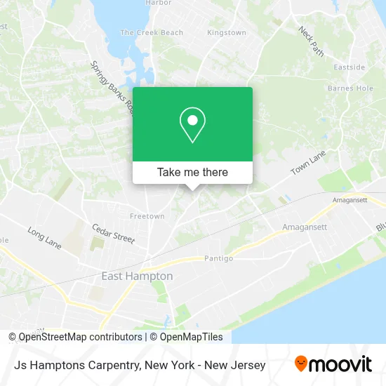 Js Hamptons Carpentry map