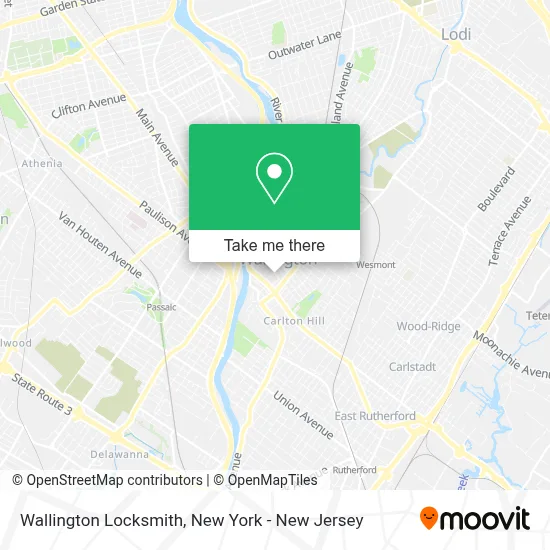 Wallington Locksmith map