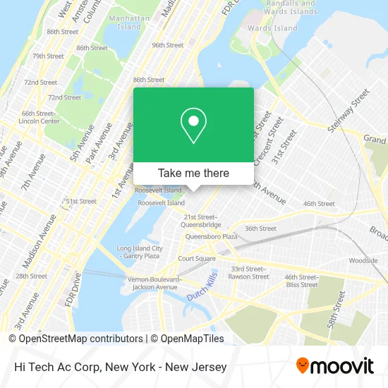 Hi Tech Ac Corp map