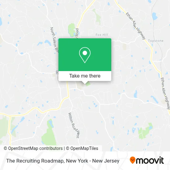 The Recruiting Roadmap map