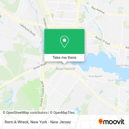 Rent-A-Wreck map