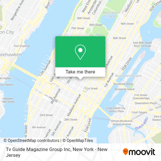 Tv Guide Magazine Group Inc map