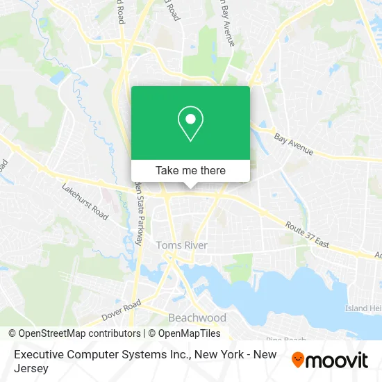 Executive Computer Systems Inc. map