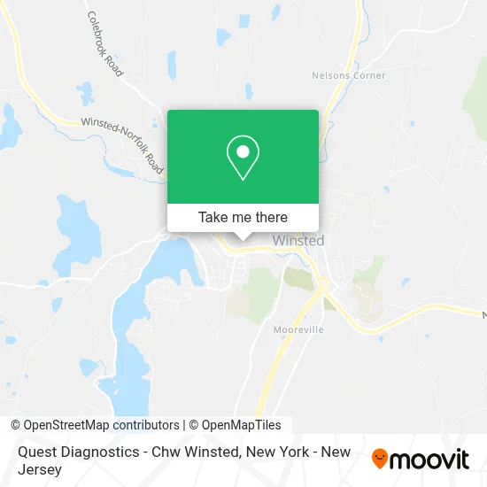 Quest Diagnostics - Chw Winsted map