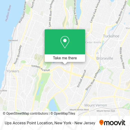 Ups Access Point Location map