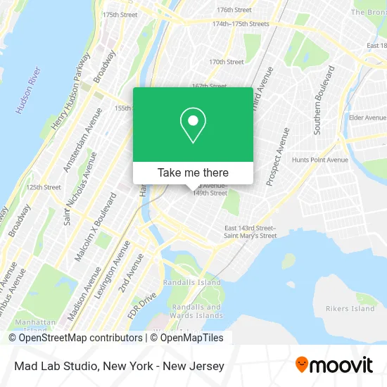 Mad Lab Studio map