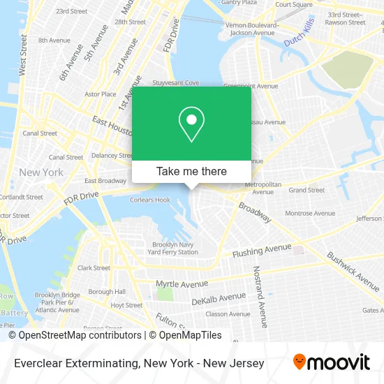 Everclear Exterminating map