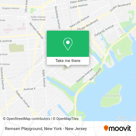 Remsen Playground map